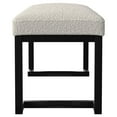 thumbnail image 5 of Mesa Boucle Upholstered Tufted Accent Bench Vanilla, 5 of 8