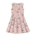 thumbnail image 6 of CLOHOMIN Koala Flower A Line Tank Dress for Kids Girls Crewneck Skater Dresses Sleeveless Knee Length Sundress Casual Wear Outfits Children Swing Dress Size 11-12, 6 of 6