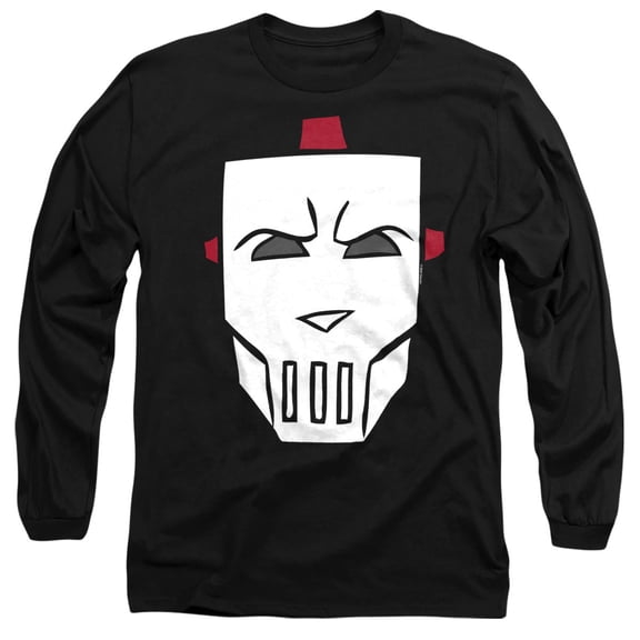 Teenage Mutant Ninja Turtles Casey Jones Hockey Mask Unisex Adult Long-Sleeve T Shirt, Black, X-Large