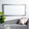 thumbnail image 2 of Safavieh Lerson Traditional Border Rectangle Mirror, Silver, 2 of 5