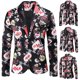 thumbnail image 2 of Chaqueta de traje con estampado de día de San Valentín informal de moda de otoño e invierno para hombre Pompotops  oipoqjl14458, 2 of 9