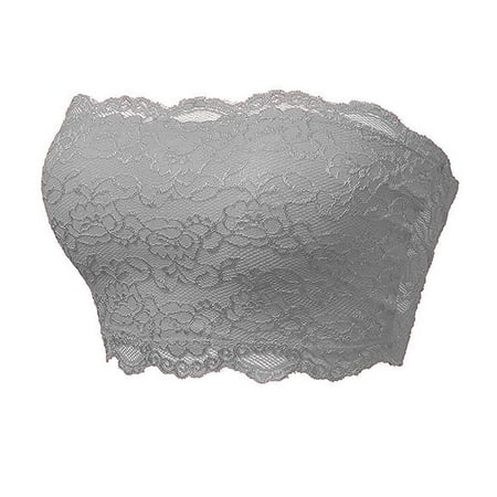 2025 Ladies Seamless Tube Top Silk Tube Top Lace Beauty Back Chest Summer Crop Tops for Women Wrapping Underwear