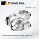 thumbnail image 2 of Vástago de bicicleta Uxcell de 31.8mm, vástago de manillar de bicicleta de 35mm para BMX MTB, plateado, 2 of 7
