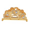 thumbnail image 2 of Servilletero de metal dorado Ticfox Ligero de lujo Estilo europeo, 2 of 14