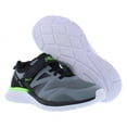 thumbnail image 4 of Fila Galaxia 5 Strap Boys Shoes Size 2.5, Color: Grey/Black/Lime, 4 of 4