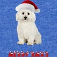 thumbnail image 2 of CafePress - Bichon Frise Christmas - Cute Infant Baby Football Bodysuit, 2 of 3