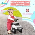 thumbnail image 6 of Aosom Toddler Sit and Scoot Ride on Toy with Engine Sounds, White, 6 of 9
