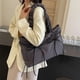 thumbnail image 2 of Bolso bandolera plisado de nailon de moda de gran venta para mujer 2024, nueva tendencia informal, versátil, bolso de hombro de gran capacidad para mujer, 2 of 5