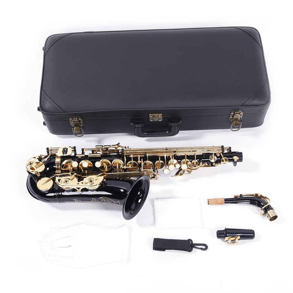 UBesGoo Be Brass Alto Saxophone Black Sax w/ Other Accessories