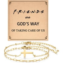 Easter Basket Stuffers for Women, Easter Gifts for Women, Cross Bracelet for Women, Religious Gifts for Women, Christian Gifts for Women Friend Family Teenage