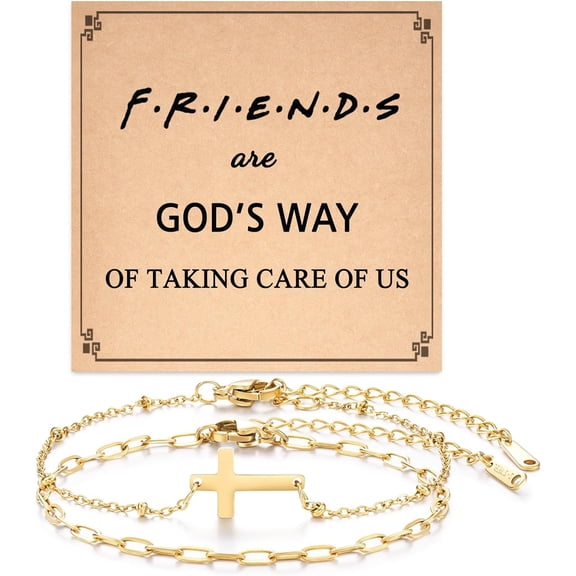 Easter Basket Stuffers for Women, Easter Gifts for Women, Cross Bracelet for Women, Religious Gifts for Women, Christian Gifts for Women Friend Family Teenage