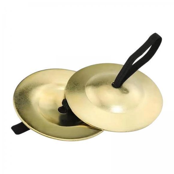 3x2x Platillos De Dedo Educativos Para Baile De Dedos, Platillos Para Juegos, Actividades Y Conciertos Dorados