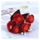 thumbnail image 1 of Ramo de flores artificiales de rosas de seda blanca, decoración del hogar for bodas, arreglo de flores de peonía falsa, 1 of 7