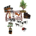 thumbnail image 3 of LOLIPPYY 1 Set/28pcs Mini Farm Animal Figurine Toys Creative Mini Farmhouse Model Toys, 3 of 7