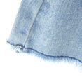 thumbnail image 6 of KIDSCOOL SPACE Girls Denim Flared Overalls Pants,3D Accordion Deep Heel Pockets Bell Bottom Jeans Dungarees,LightBlue 9-10 Years, 6 of 6