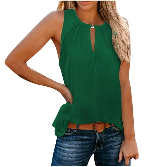 Sleeveless Tank Tops For Women Sevevn Womens Tops Spring Fashion Tank Top 2025 Summer Shirts Beach Vacation Clothes Business Casual Womens Basic Tops