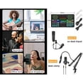 thumbnail image 4 of Studio Recording Dual Live Broadcast Audio Interface D9 48V Supply USB TypeC Sound Card Microphone, 4 of 5