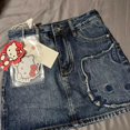 thumbnail image 2 of Hellokitty Sanrio-Falda vaquera Sexy para mujer, minifaldas ajustadas de Estilo Vintage informal, Kawaii, Y2K, Anime, Verano, 2 of 4