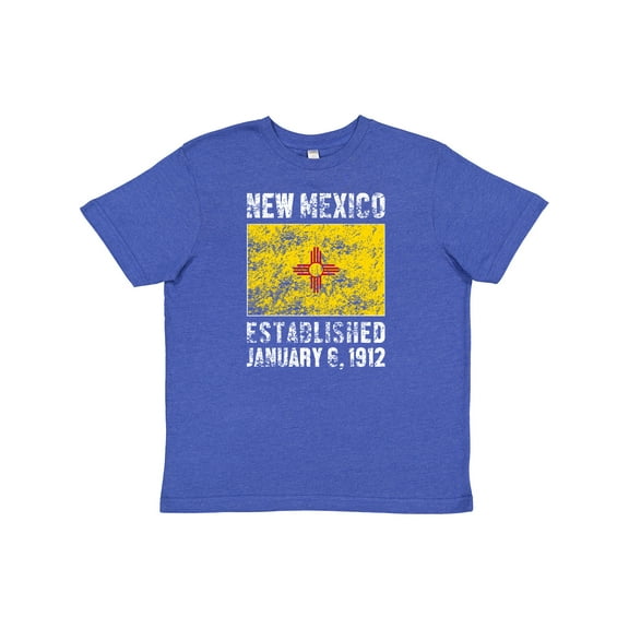 Inktastic Established January 6, 1912 New Mexico Flag Youth T-Shirt