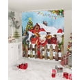 thumbnail image 2 of Christmas Barn Bathroom Shower Curtains with Hooks, Cow Christmas Tree Farmhouse Winter Waterproof Fabric Washable Shower Curtain for Home Hotel Bathtub Decor 60x72 Inches, 2 of 7