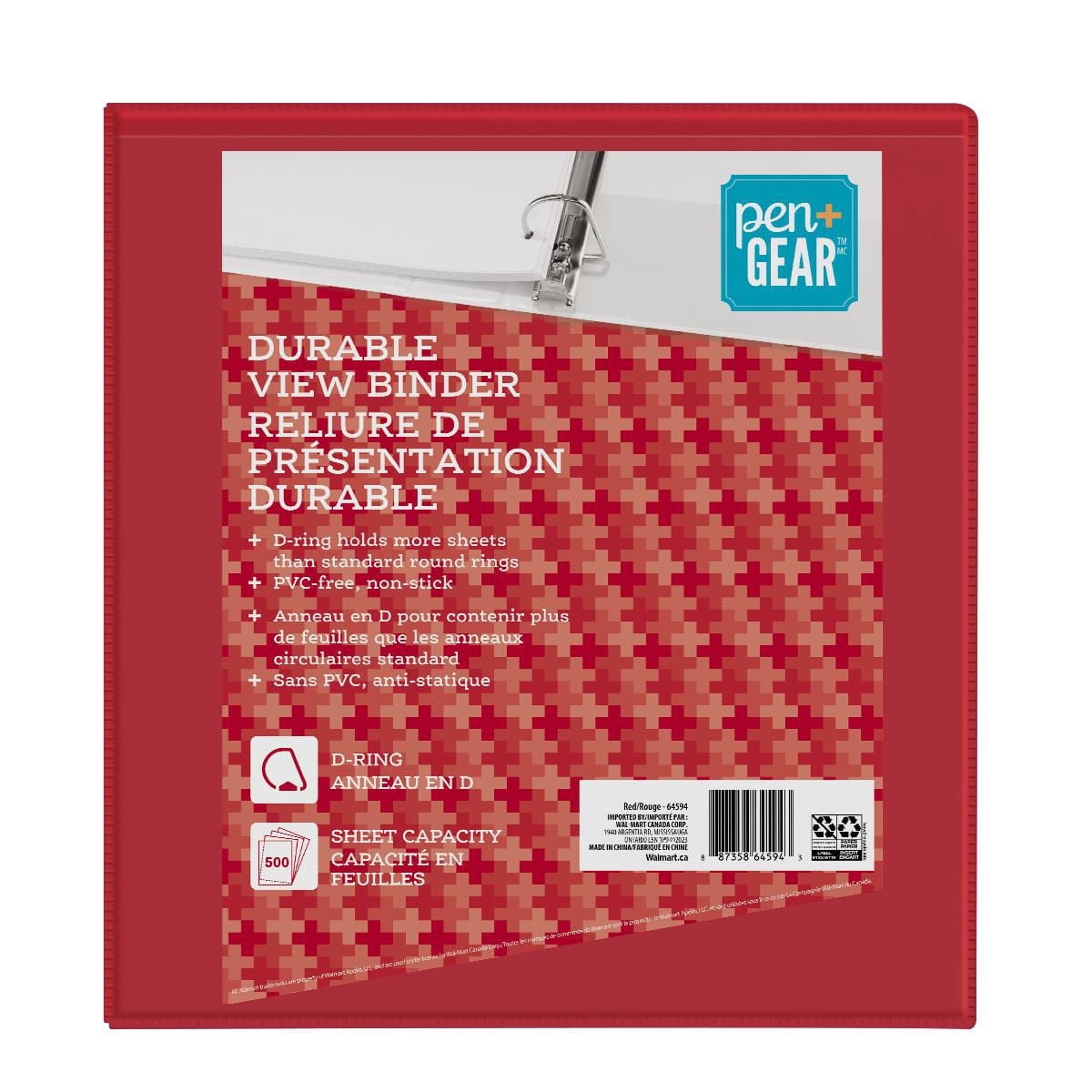 PEN+GEAR DURABLE VIEW BINDER