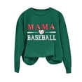 thumbnail image 3 of Uootdi Hauts Boho pour Femmes Col Ras du Cou Maman Imprimé Baseball Sports Rassemblements Tenue Quotidienne Chandails Douillets Chandails Cardigans Cadeau, 3 of 5