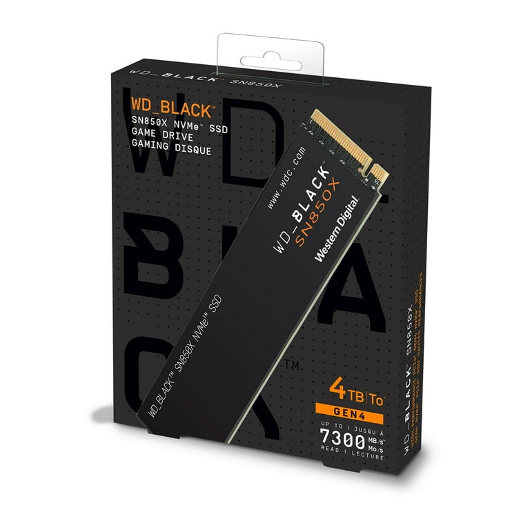 WD_BLACK SN850X NVMe Internal SSD, 4TB WDBB9G0040BNC-WRWM