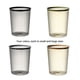 thumbnail image 5 of Inteprter Cubo de basura transparente sin tapa Cubo de basura a rayas Cubo de basura de plástico cilíndrico Gran capacidad para contenedor de Suministros de limpieza para el hogar Negro L, 5 of 6