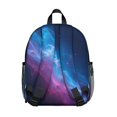 thumbnail image 3 of Colorful Starry Sky and Universe Backpack for School, Cute School Bag with Adjustable Shoulder Straps and Padded Back, 13.8"x11.4"x6", 3 of 5