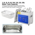 thumbnail image 7 of Ultrasonic Cleaner 2L 3L 6L 10L 15L 30L Ultrasound Cleaning Machine Ultrasonic Cleaning Bath for Glasses Jewelry Dentures Lens, 7 of 7