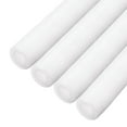 thumbnail image 6 of Uxcell Foam Tube 3.28 ft Length 0.98" ID 1.97" OD Hollow Polyethylene White 4 Pack, 6 of 6