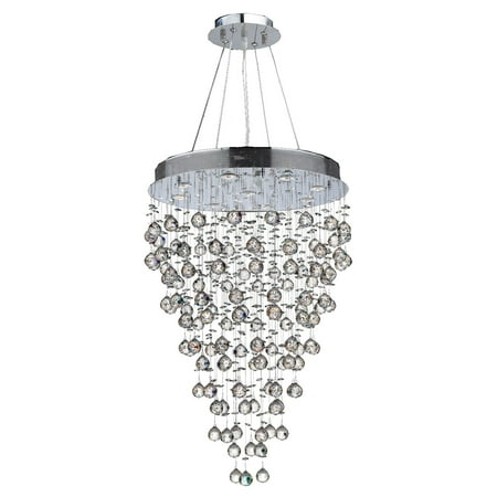 Brilliance Lighting And Chandeliers Modern Contemporary 9 Light Brilliance Lighting And Chandeliers Modern Contemporary 9 Light Chrome Finish Clear Crystal Ball Prism Chandelier