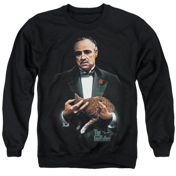 Godfather Painted Poster Unisex Adult Crewneck Sweatshirt (Medium) Black