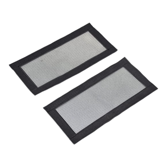 Protector de salida de acondicionado para asiento trasero de 2 piezas con malla mejorada, cubierta de ventilación debajo del asiento para Model 3
