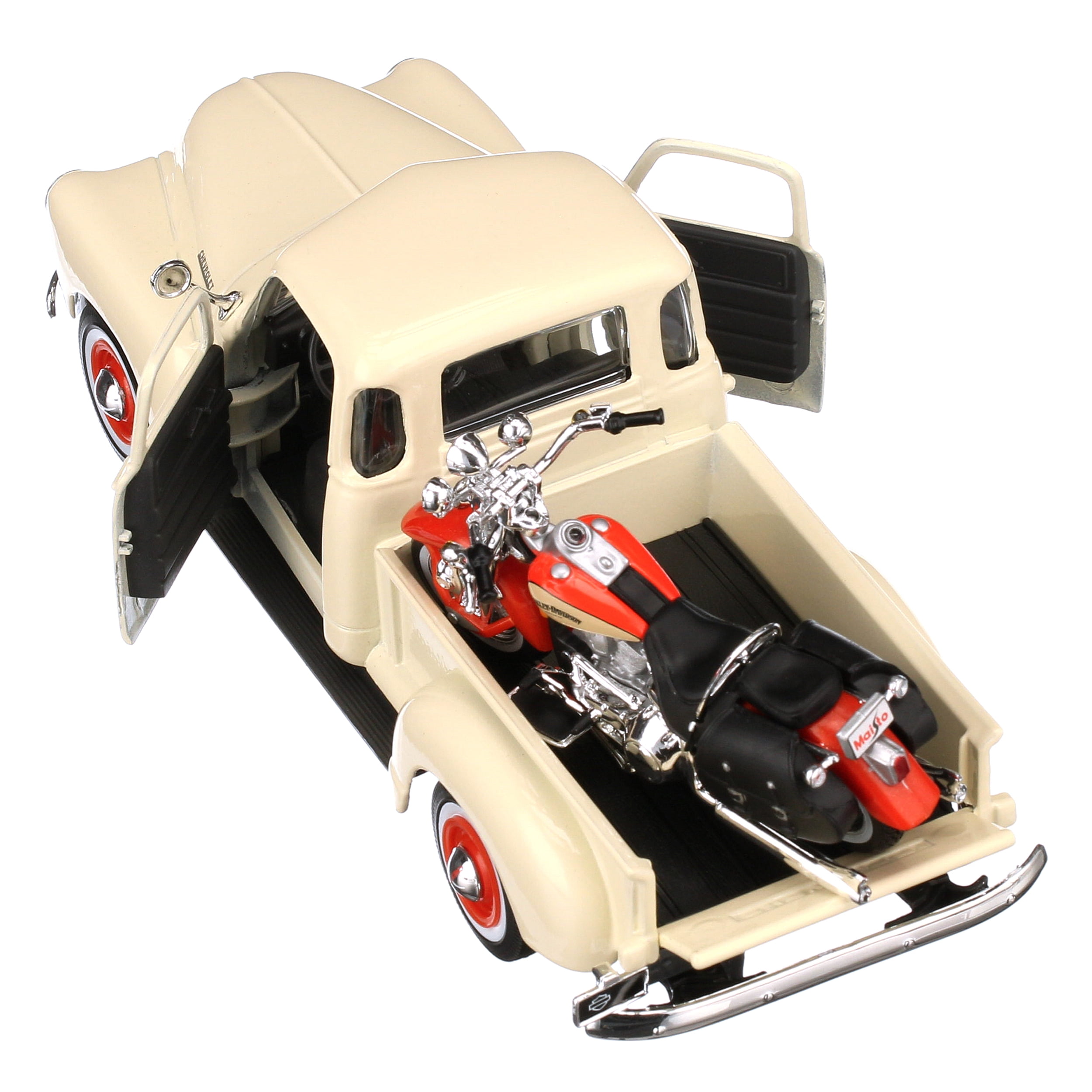 Maisto 1:24 Harley-Davidson Motorcycle with H-D Custom Pickup