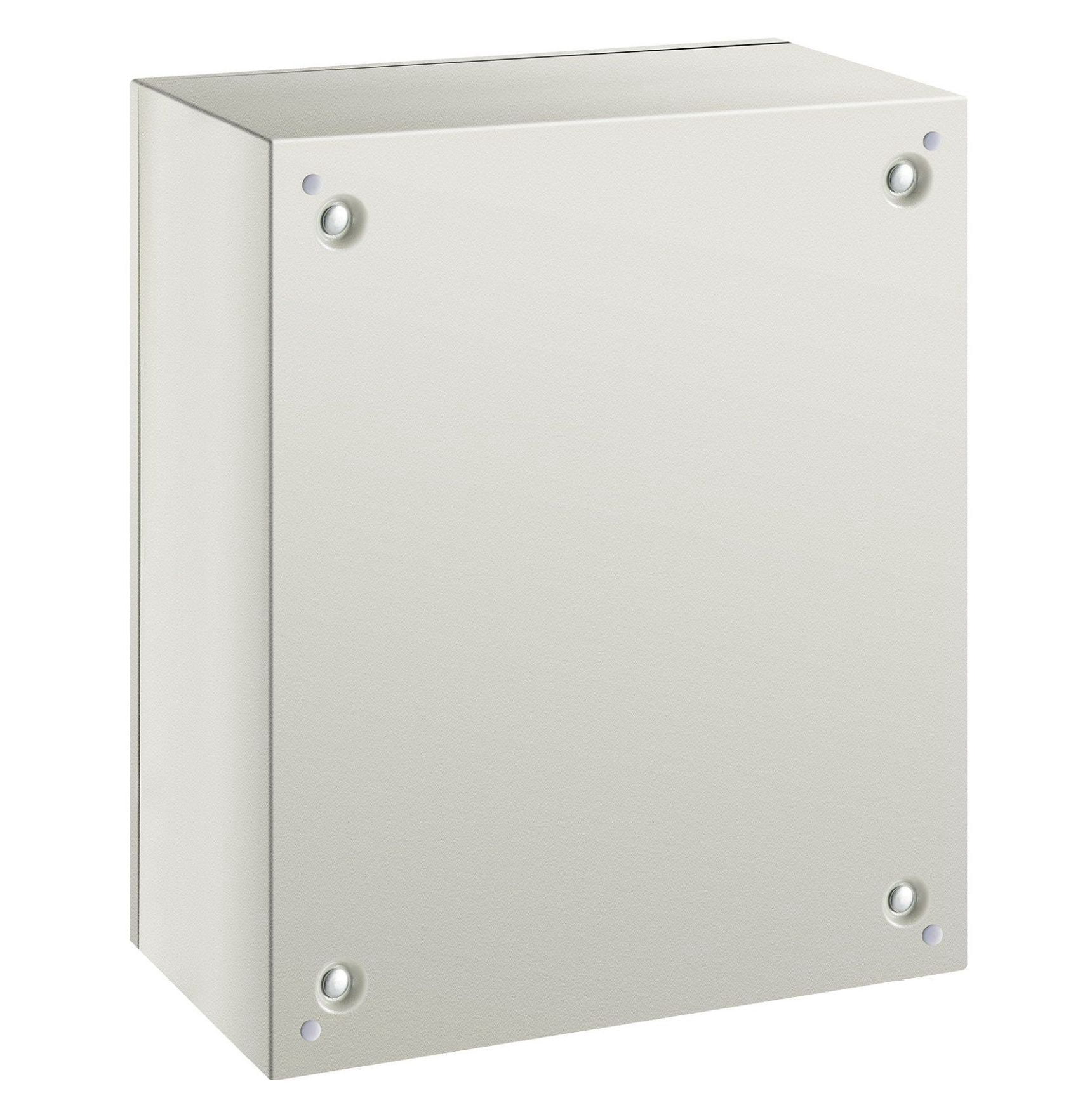 NEMA 4X Electrical Enclosure Steel Case 20x16x8", IP66 Waterproof Outdoor Indoor Electric Box with Mounting Plate