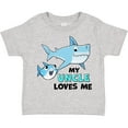 thumbnail image 3 of Inktastic My Uncle Loves Me with Cute Sharks Boys or Girls Toddler T-Shirt, 3 of 5