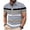 D105/Grey, variant on Afdoent Mens Polo Shirts Men's Summer Lapel Short Sleeve Shirt Color Block Fashion Casual Business Large Sized Breathable Casual Work Mens Shirts