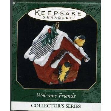 1999 Welcome Friends (Miniature) Hallmark Keepsake Christmas Tree Ornament - QXM4577