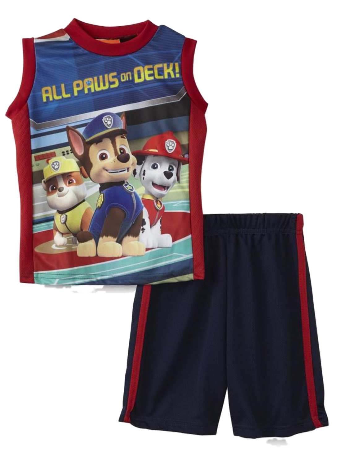 Paw Patrol Toddler Boys Tank Top Shorts Set Size 3T Puppy Dogs Sleeveless Shirt