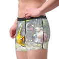 thumbnail image 2 of Lsque Pikmin Pattern Men’s Total Support Pouch Boxer Briefs, X-Temp Cooling, Moisture-Wicking Underwear, Regular, Long-leg and Trunk-Small, 2 of 7