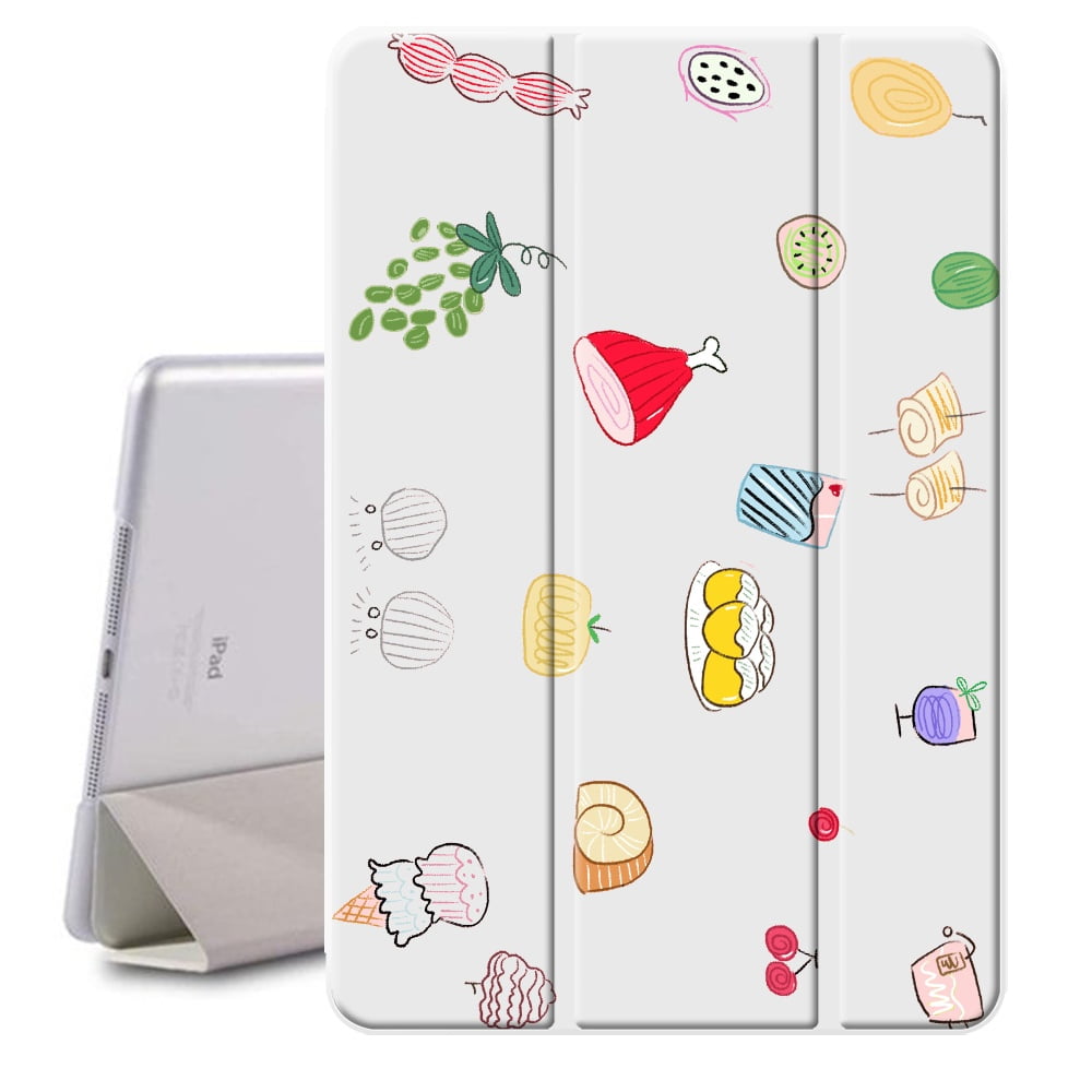 Fruit Pattern Case For Ipad 8th 9th Generation 10 2 Inch Aesthetic Ultra Slim Ipad Pro Case Fashion Vintage Style Perfect Fit Pu Leather Flip Fold Stand Tablet Case Cover Walmart Com