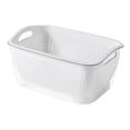 thumbnail image 3 of Coladores de alimentos, colador de cocina, juego de cuencos para frutas blanco pequeño, 3 of 9
