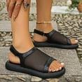 thumbnail image 5 of Kinrui Casual Sandals for Women Women's Fashion Casual Spring And Summer New Beach Versatile Round Toe Open Toe Mesh Breathable Flat Sandals, 5 of 9
