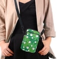 thumbnail image 4 of HELLHERO Cats Clover Adjustable Shoulder Strap Cross Body Purse Women Crossbody Bag with Double Deck for Messenger Bag, 4 of 7