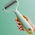 thumbnail image 4 of BESTSKY 2Pcs Cat Brush, Gentle Skin-Friendly Dog Brush, Versatile Cat Stuff,Blue, 4 of 5