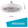 thumbnail image 2 of Ventilador De Techo Led BLOOSOM Luz Inteligente Mudo Color Blanco, 2 of 4