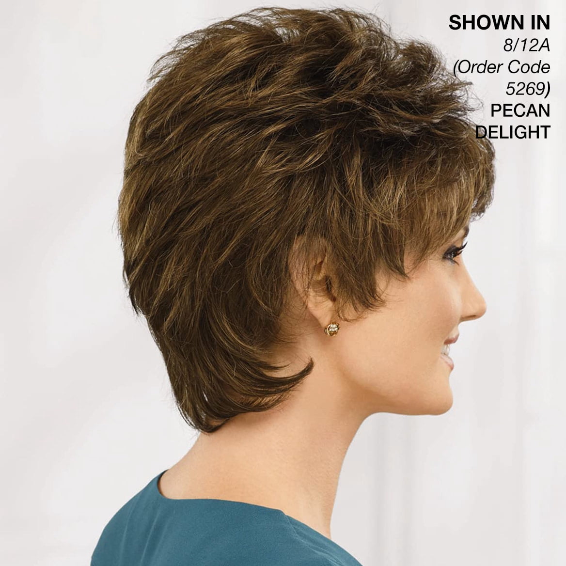 Daisy WhisperLite Wig by Paula Young - Updated Shag Wig with Flirty Fringe and Flattering Layers / Multi-Tonal Shades of Blonde, Silver, Brown and Red