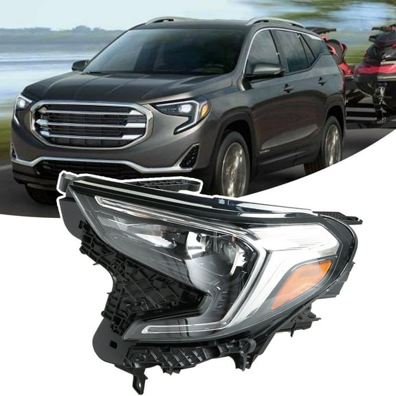 Halogen Headlight Assembly Replacement for 2018 2019 2020 2021 Terrain Headlight Headlamp Driver Left Side