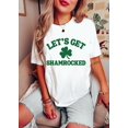 thumbnail image 3 of Lets Get Shamrocked Funny St Patricks Day tee, Shamrock shirt, st pattys day shirt, Lucky, 3 of 5